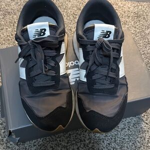 New Balance Black and White Retro Sneakers